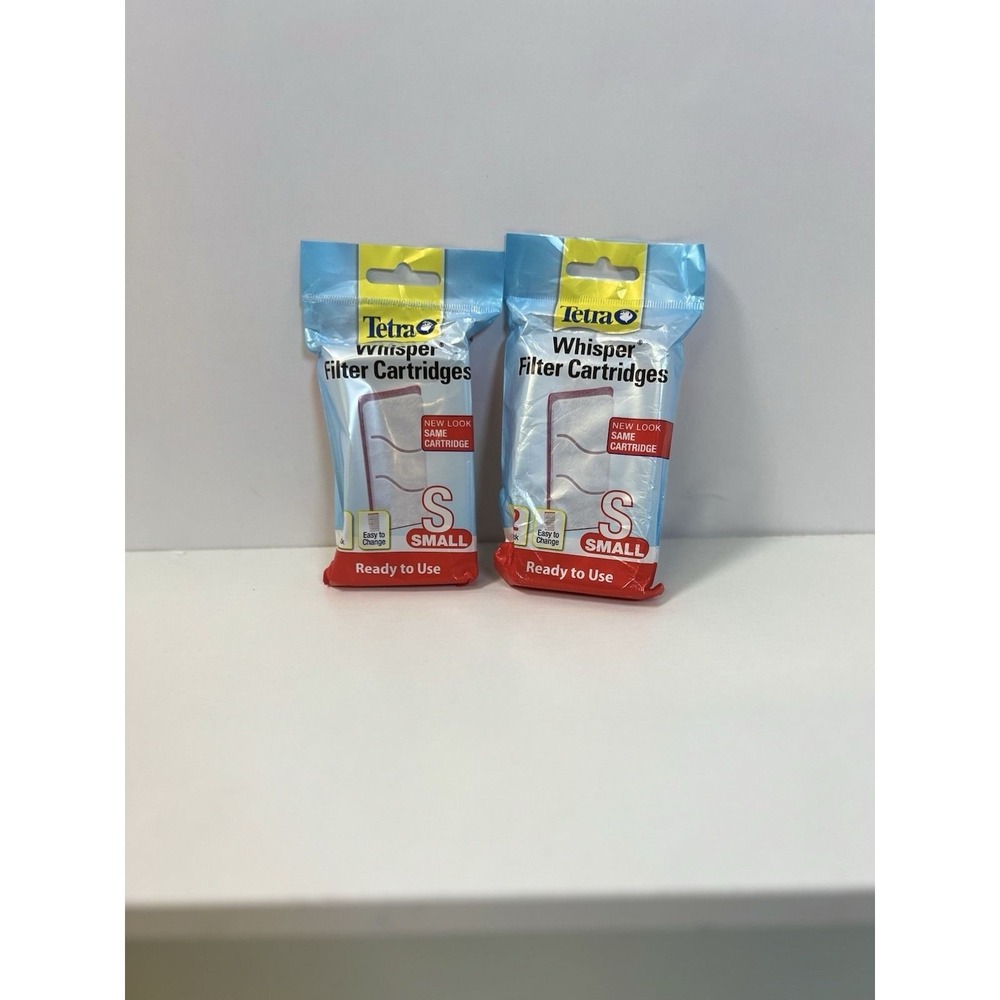 Tetra Whisper Bio-Bag Small Filter Cartridge 2-Pack NEW (4 filters)